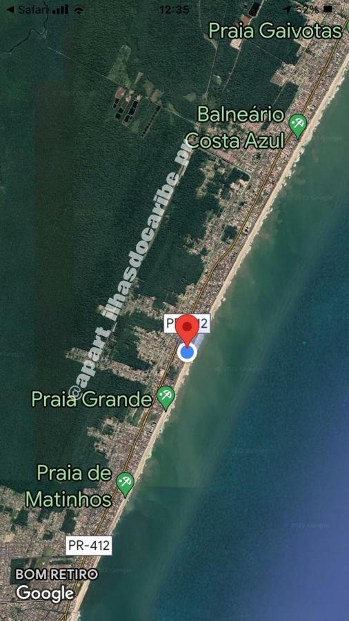 Apto Cond Ilhas Do Caribe - Pr - Beira Mar Matinhos Exteriér fotografie