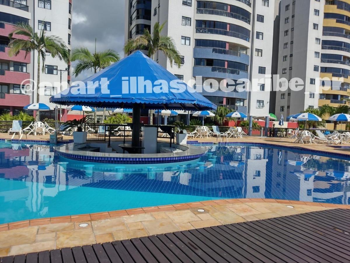 Apto Cond Ilhas Do Caribe - Pr - Beira Mar Matinhos Exteriér fotografie