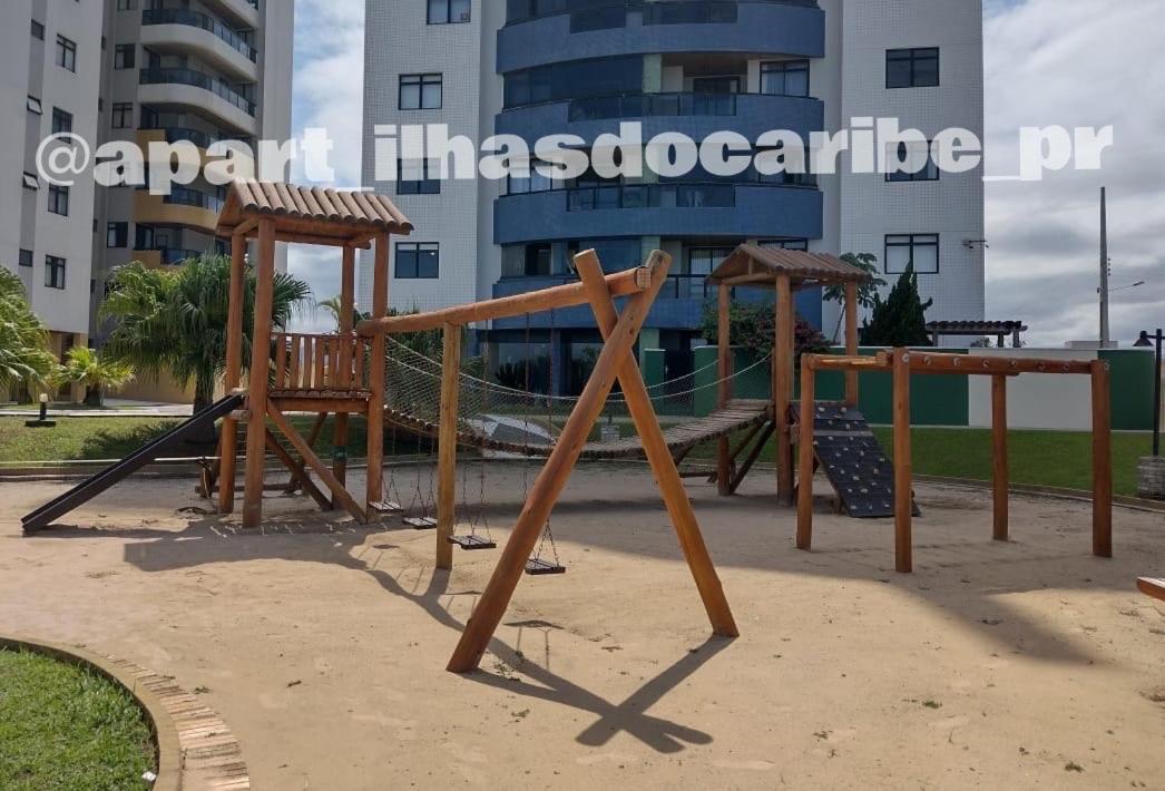 Apto Cond Ilhas Do Caribe - Pr - Beira Mar Matinhos Exteriér fotografie